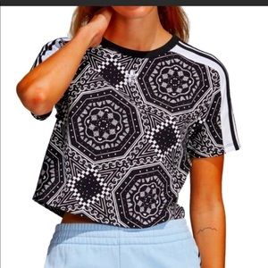 Womens Adidas Crop Tee Size M
